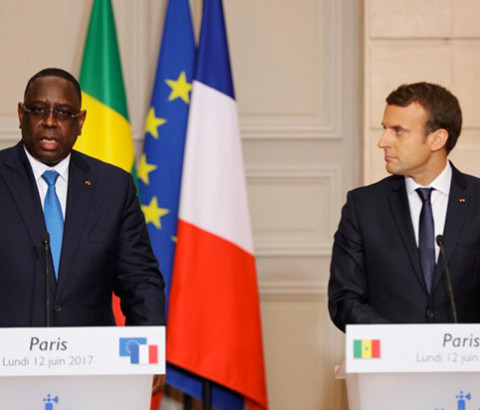 Macky Sall et Emmanuel Macron